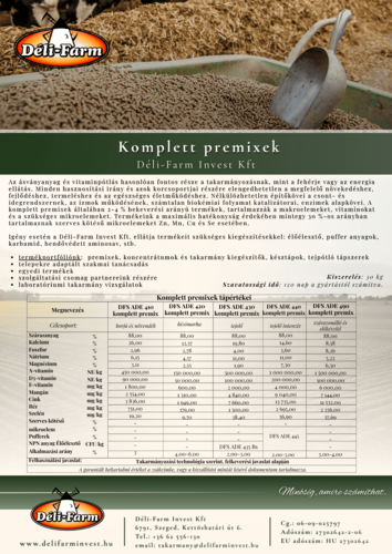 Komplett premixek
