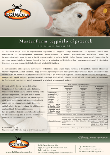 Tejpótló tápszerek